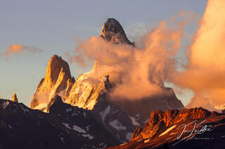 Cerro Chaltén at Sunset