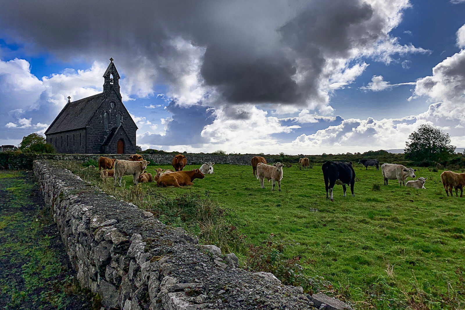 Noughaval Church and Pasture